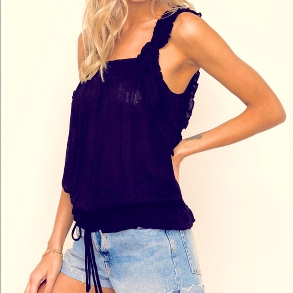 Black Sleeveless Top - Picture 2 of 8